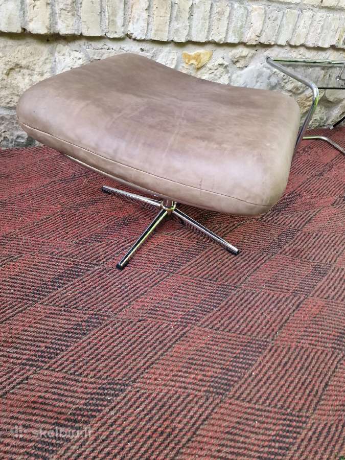 Vintažinis mid century Bauhaus st.pakojis/pufas - nuotraukos Nr. 14