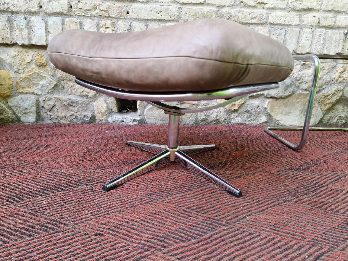 Vintažinis mid century Bauhaus st.pakojis/pufas - nuotraukos Nr. 15