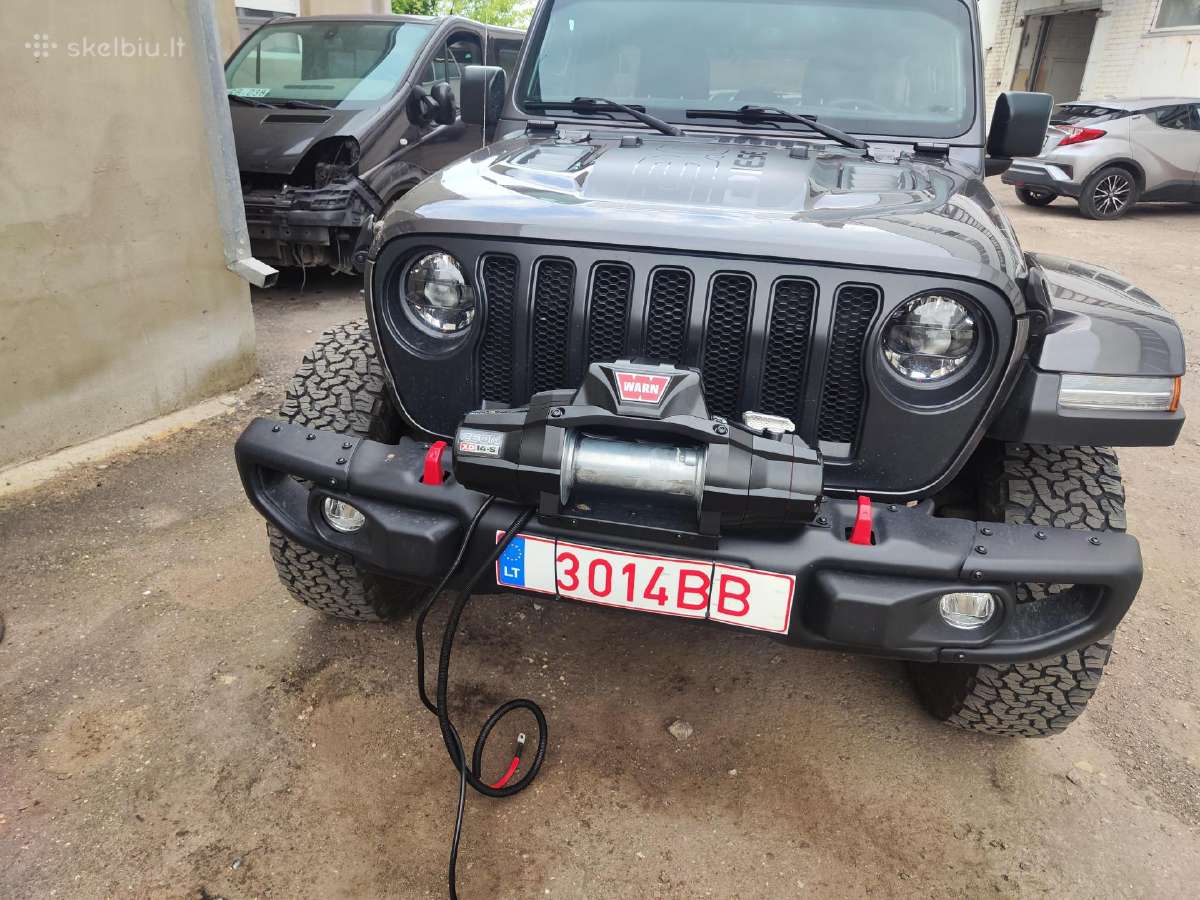 Warn gerve 14s , 14000 lb su distanciniu Wrangler - nuotraukos Nr. 2