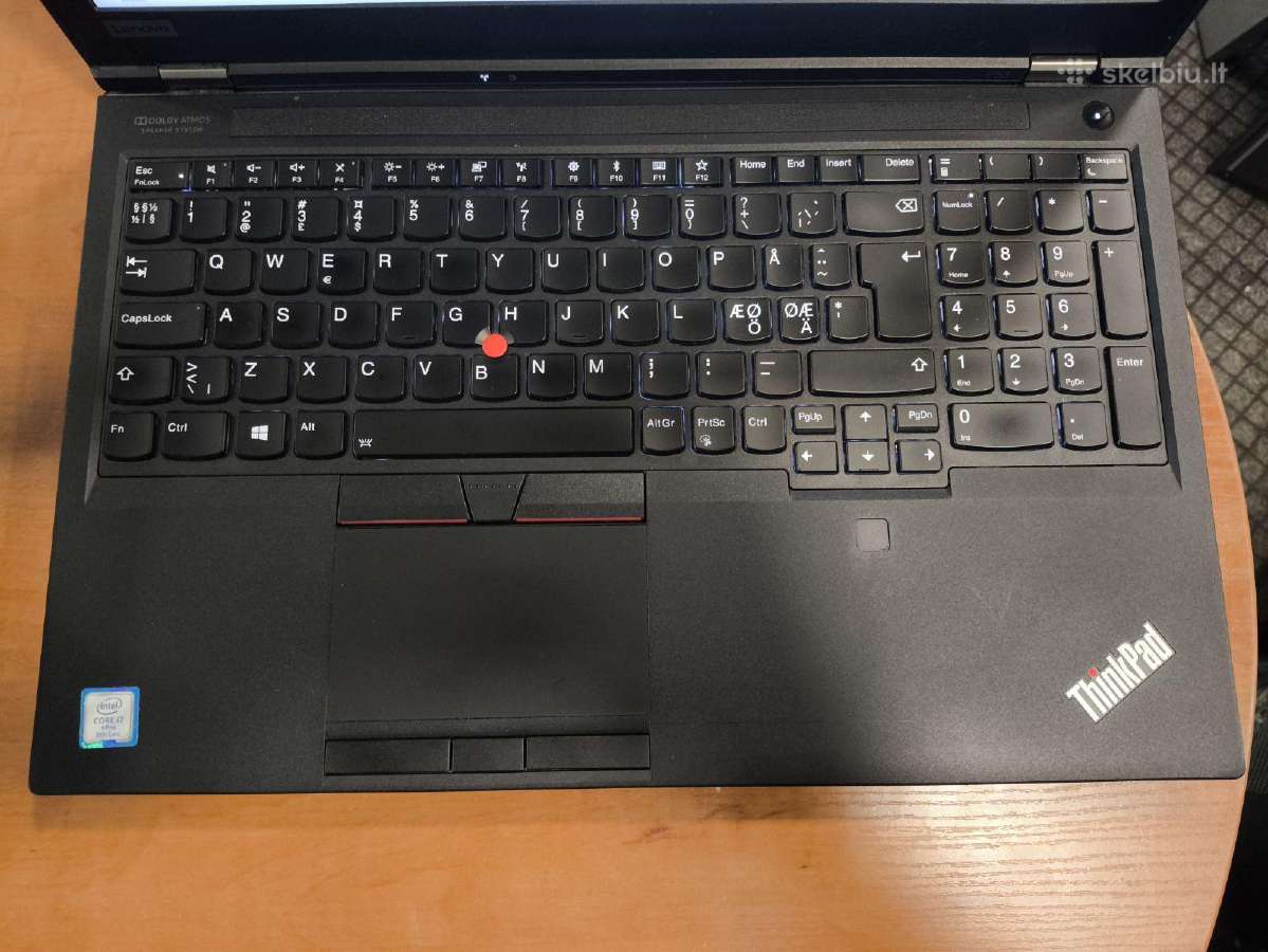 Thinkpad P53 15.6 i7-9750h 32gb 1tb SSD T2000 4gb - nuotraukos Nr. 2