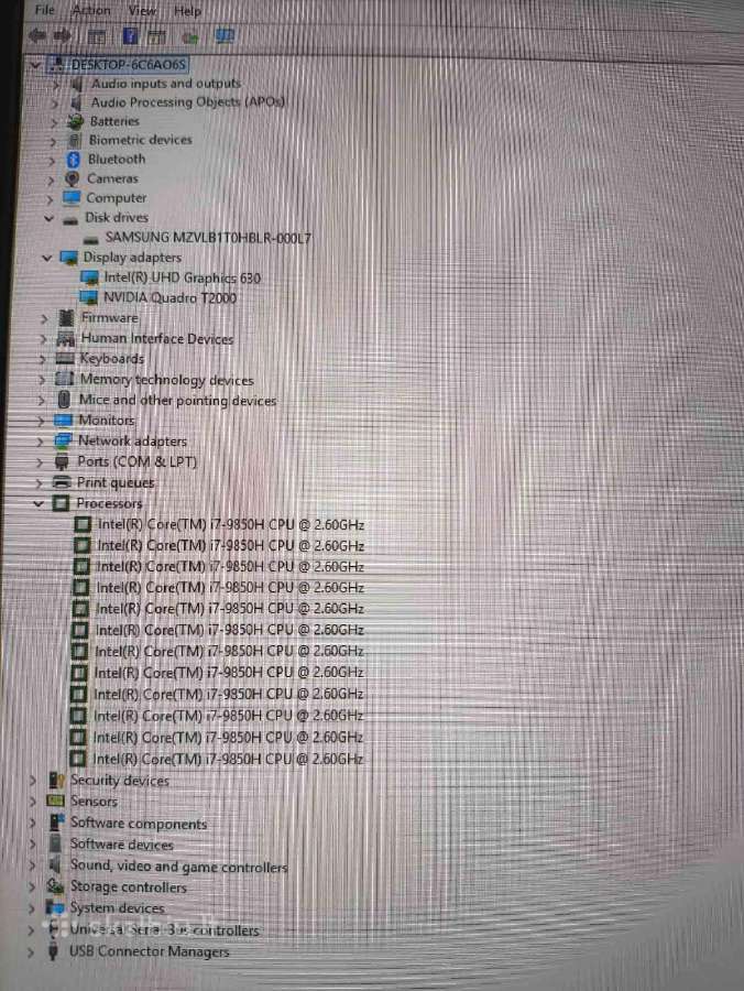 Thinkpad P53 15.6 i7-9750h 32gb 1tb SSD T2000 4gb - nuotraukos Nr. 5