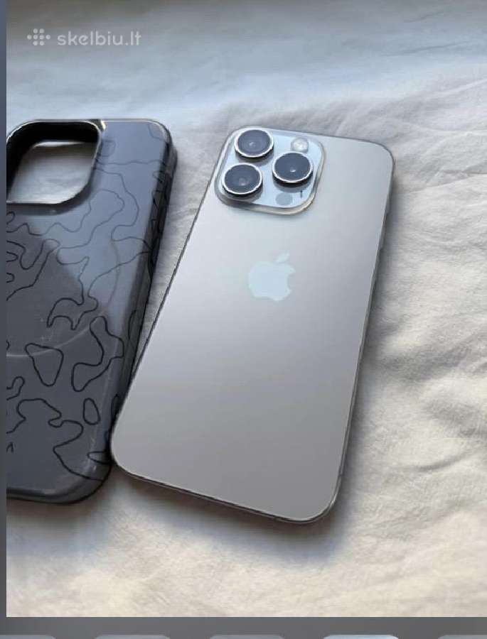 iPhone 15pro 128 GB 92%batareja - nuotraukos Nr. 2