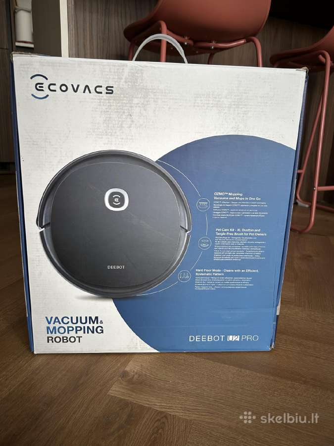 Robotas dulkių siurblys Ecovacs Deebot U2 Pro - nuotraukos Nr. 7