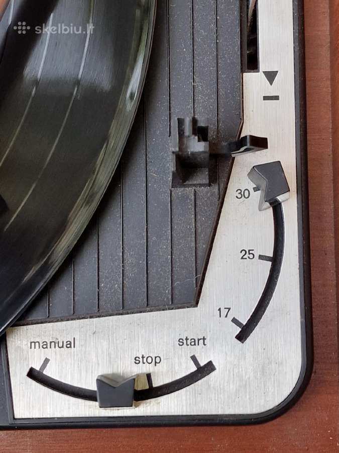 Vintažinis mid century tikmedžio audiocentras Saba - nuotraukos Nr. 8