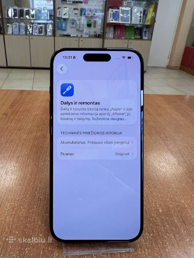 Apple iPhone 15 Pro 128 GB (naudotas) - nuotraukos Nr. 3