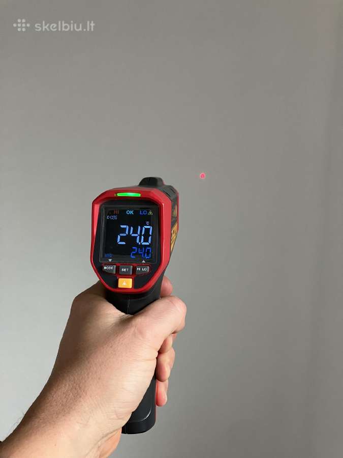 Uni-t Ut302a+ infraraudonųjų spindulių termometras - nuotraukos Nr. 2