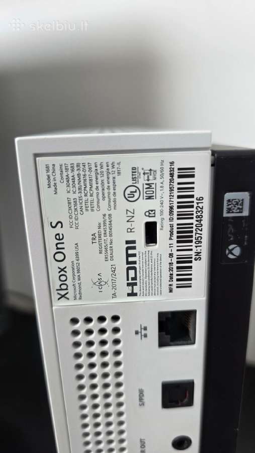 Xbox One S - nuotraukos Nr. 4