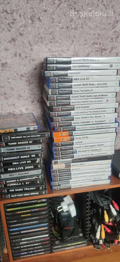 Playstation1 su žaidimais - nuotraukos Nr. 18