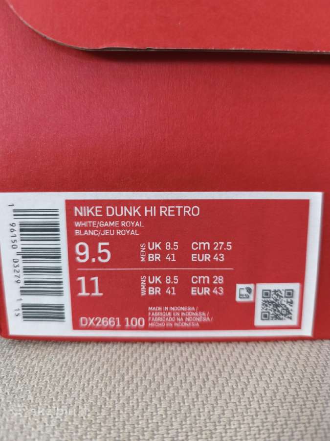 Nike Dunk Hi Retro - nuotraukos Nr. 4