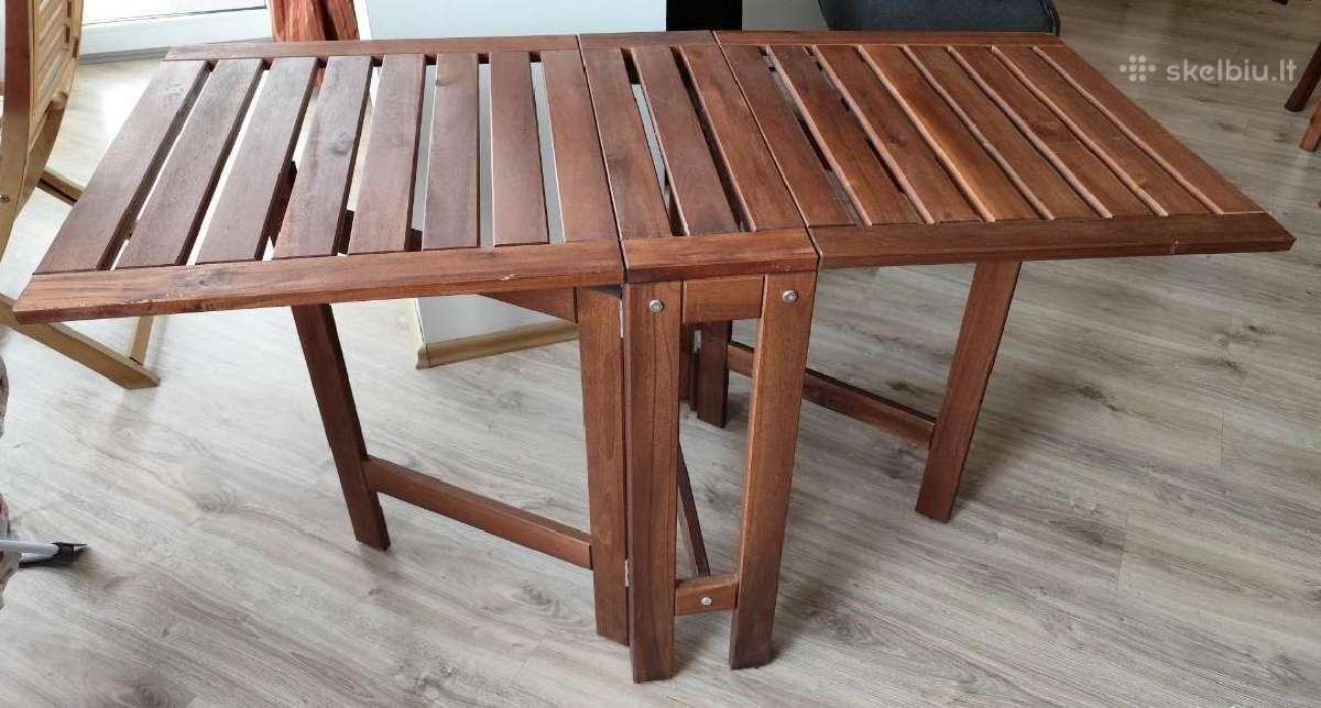 Išskleidžiamas lauko stalas Ikea - nuotraukos Nr. 2