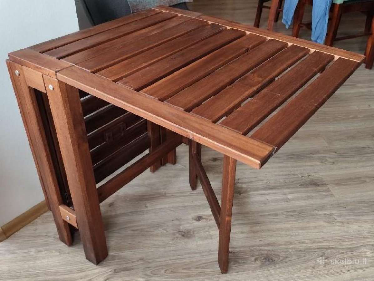 Išskleidžiamas lauko stalas Ikea - nuotraukos Nr. 3