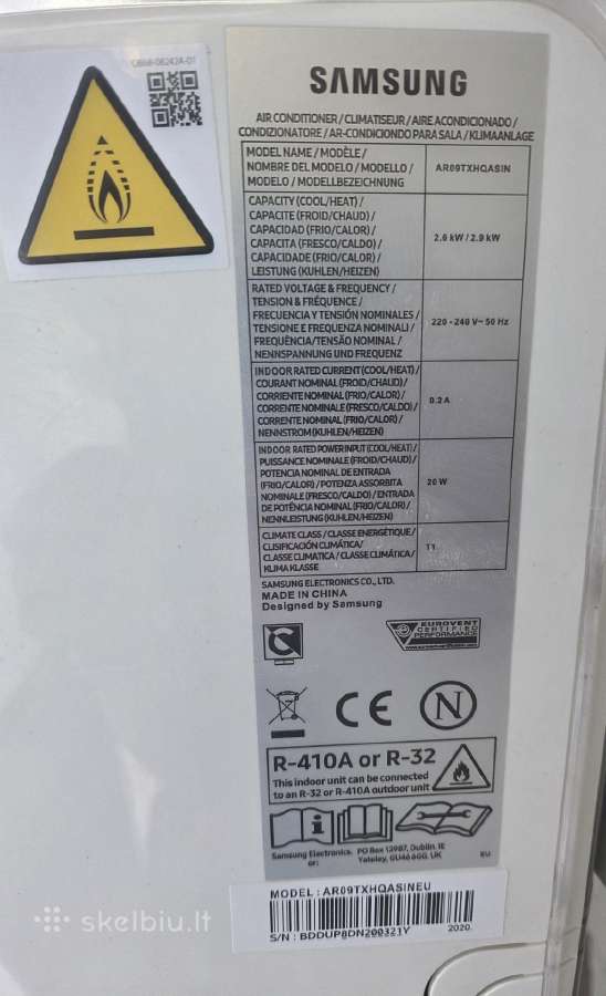 Samsung oro kondicionierius Ar09txhqasin-ar09txhqa - nuotraukos Nr. 4