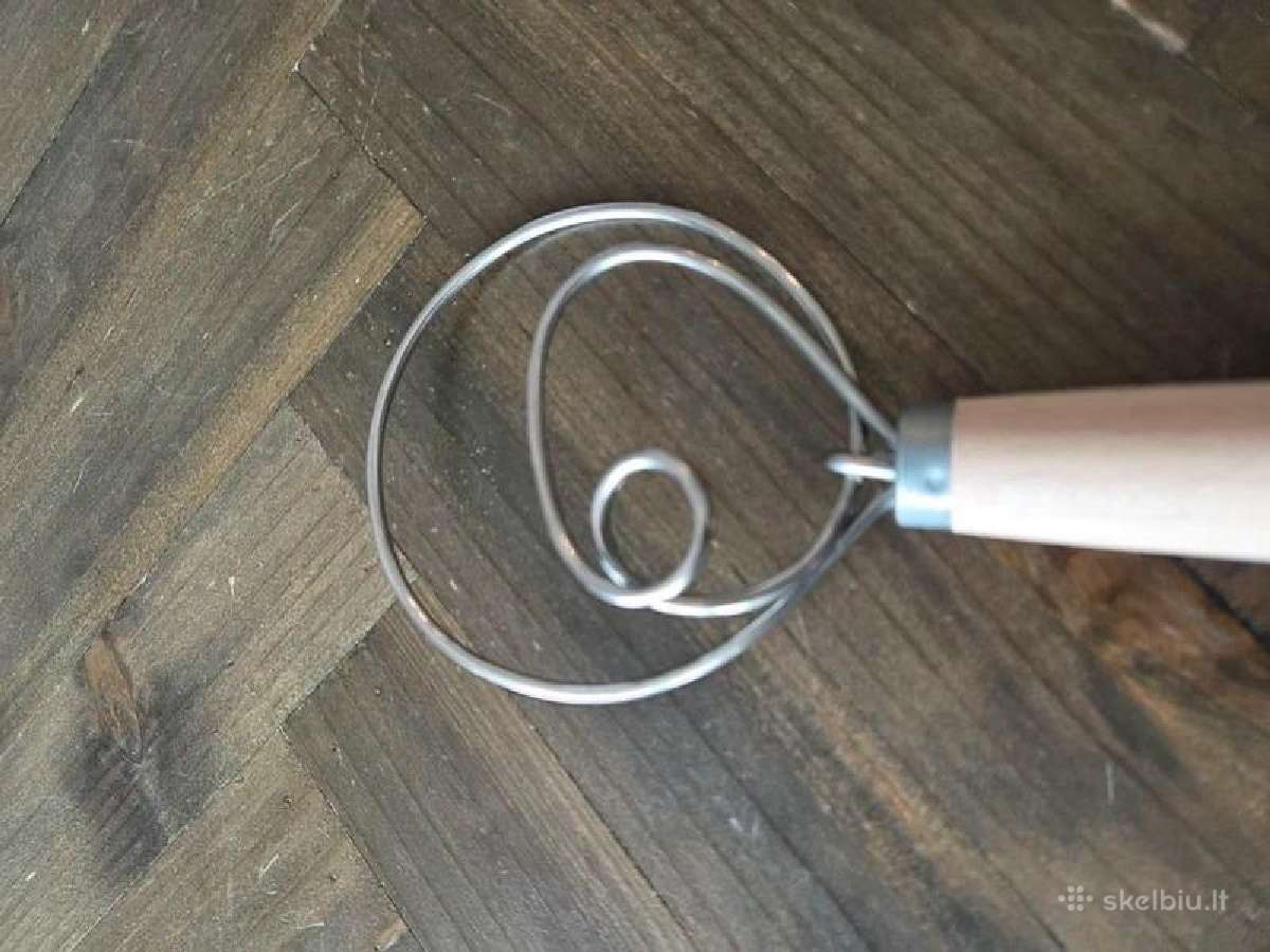 Daniška tešlos šluotelė / dough whisk - nuotraukos Nr. 2