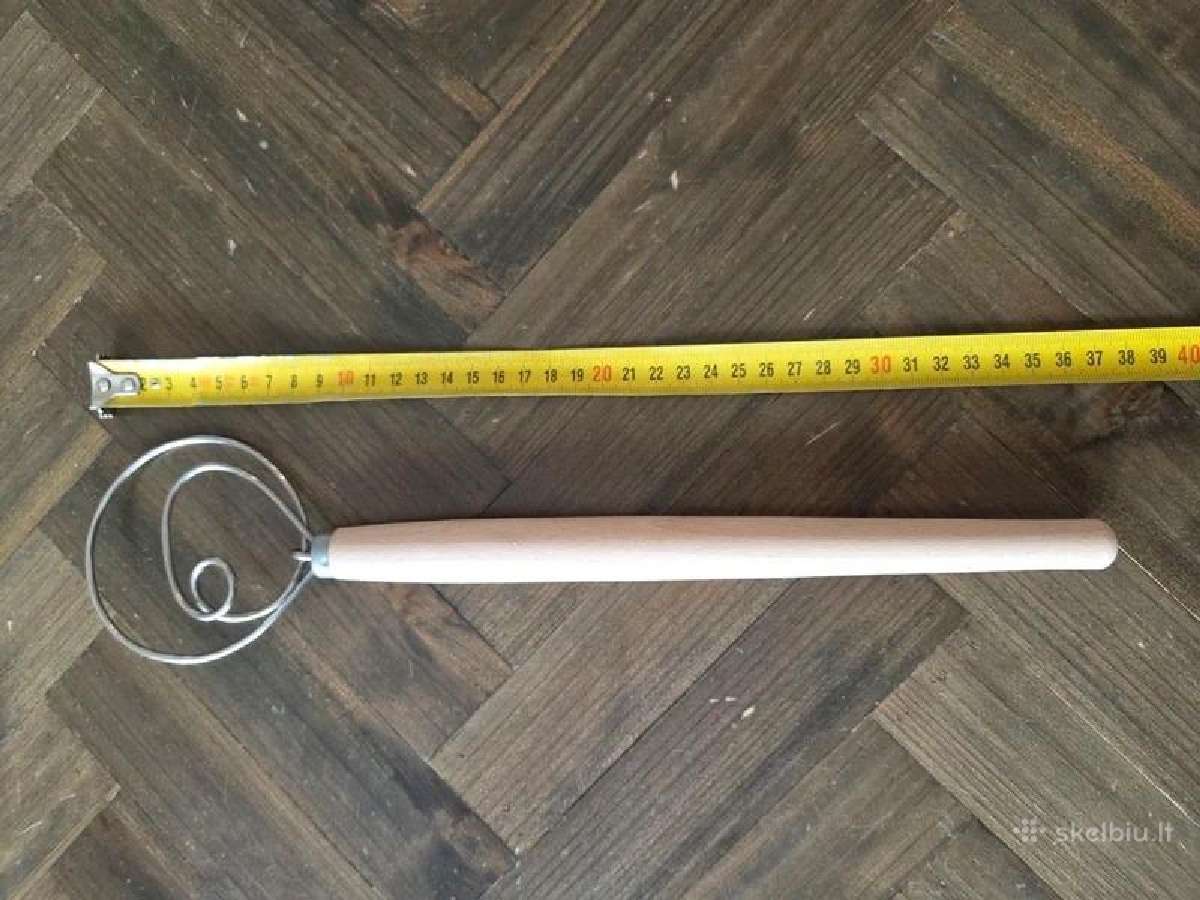 Daniška tešlos šluotelė / dough whisk - nuotraukos Nr. 4