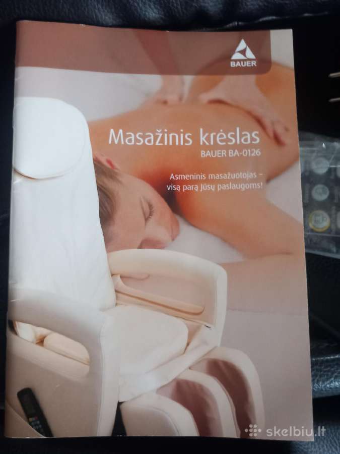 Masažinis krėslas Bauer Ba-0126 - nuotraukos Nr. 3