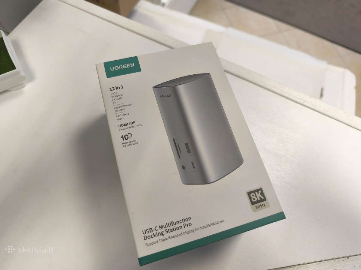 Upgreen Docking station 12 in 1 Usb - C 8k 10gbps - nuotraukos Nr. 3
