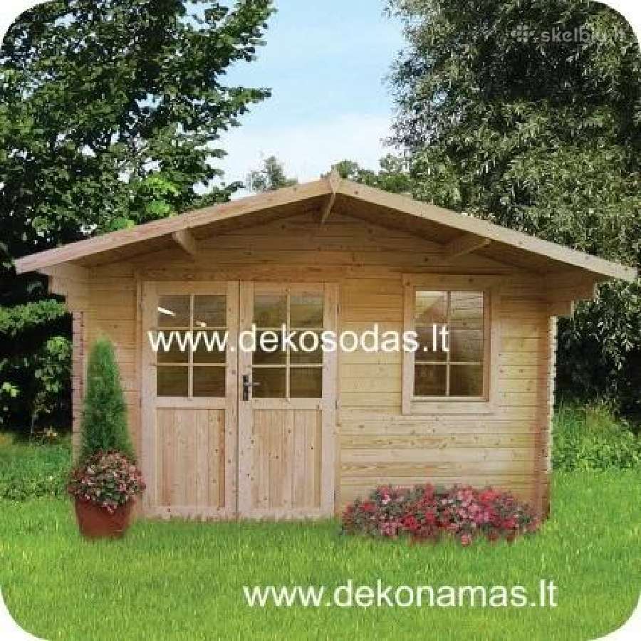 Medinis sodo namelis „Greenhaven 40“ 390x300 cm - nuotraukos Nr. 6