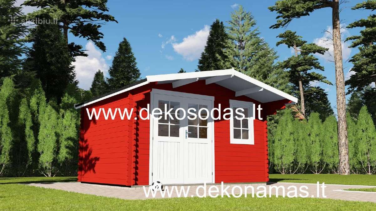 Medinis sodo namelis „Greenhaven 40“ 390x300 cm - nuotraukos Nr. 3