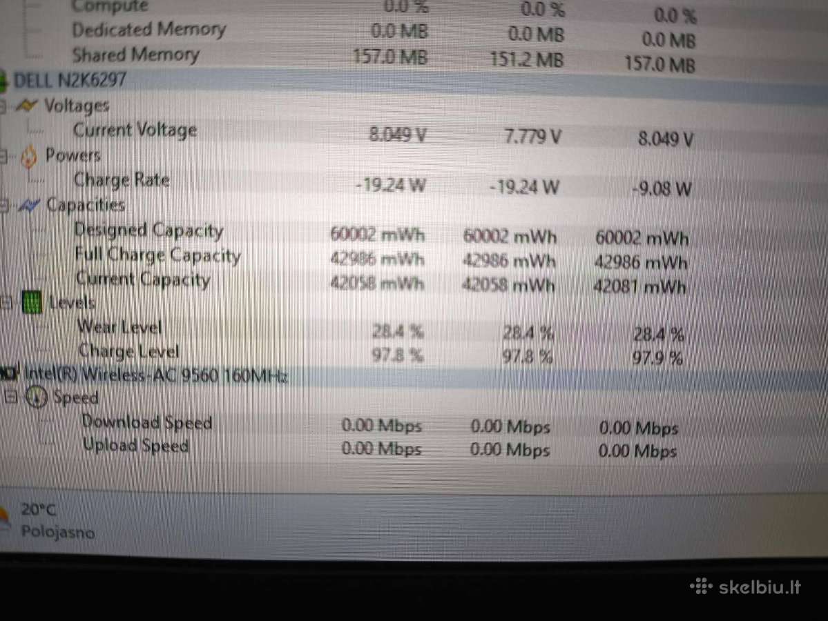 Latitude 7400 14.0 Ips i5-8365u 32gb 256gb 28% - nuotraukos Nr. 6