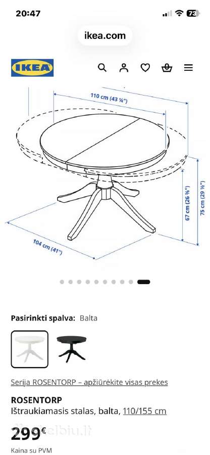 Medinės kėdės ir stalas - nuotraukos Nr. 7