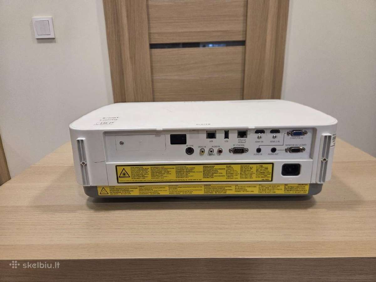 Projektorius Nec P502hl su 120'' ekranu - nuotraukos Nr. 3