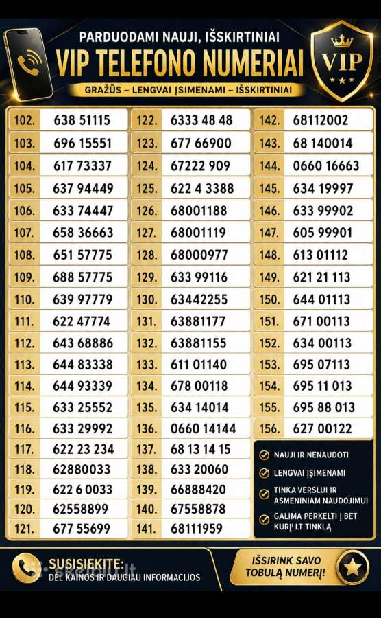 Grazus VIP numeris 22222 - nuotraukos Nr. 2