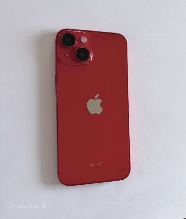 iPhone 14 128 GB, Red – puikios būklės - nuotraukos Nr. 2