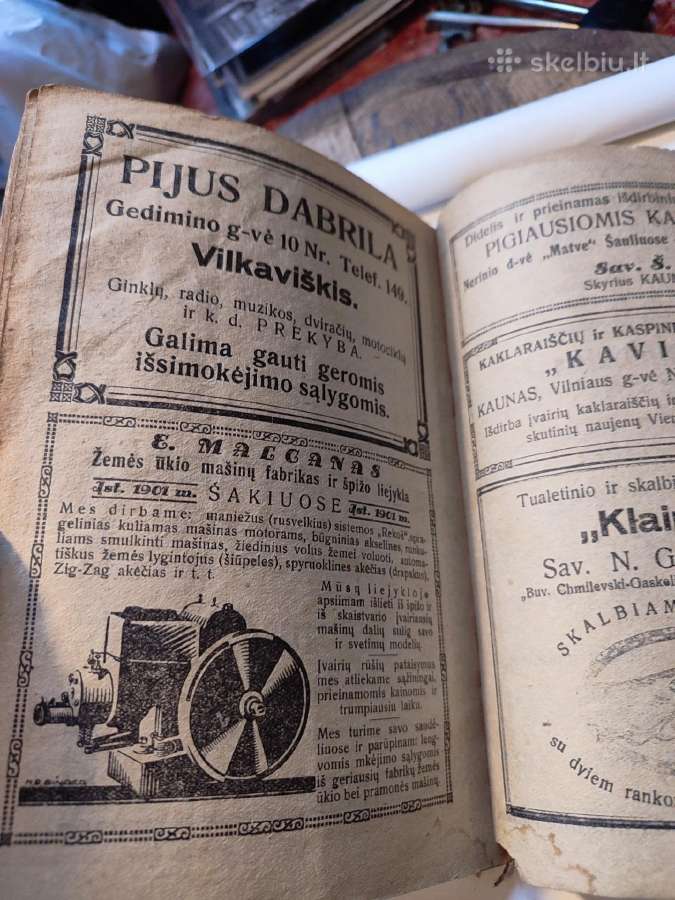 1930 tarpukario kalendorius - nuotraukos Nr. 6
