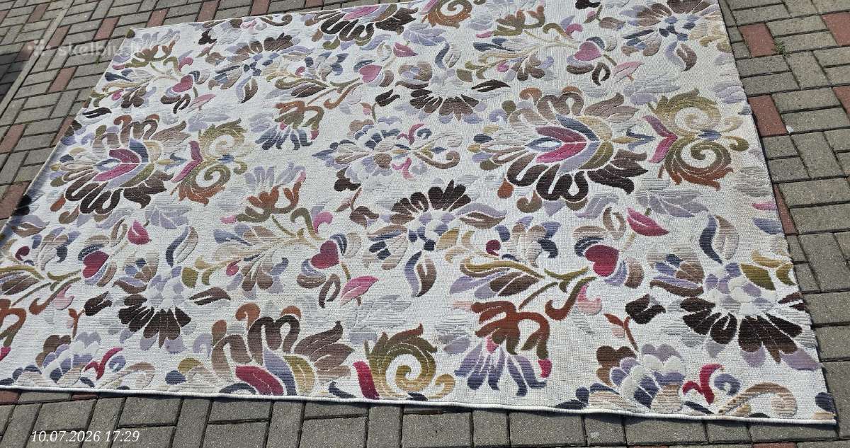 Didelis gėlėtas kilimas (200x300 cm). - nuotraukos Nr. 3