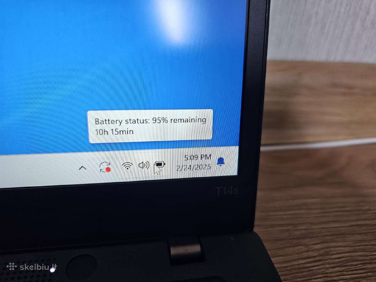 Lenovo Thinkpad T14s Gen2 I5-1145g7 16gb 256ssd 14 - nuotraukos Nr. 11