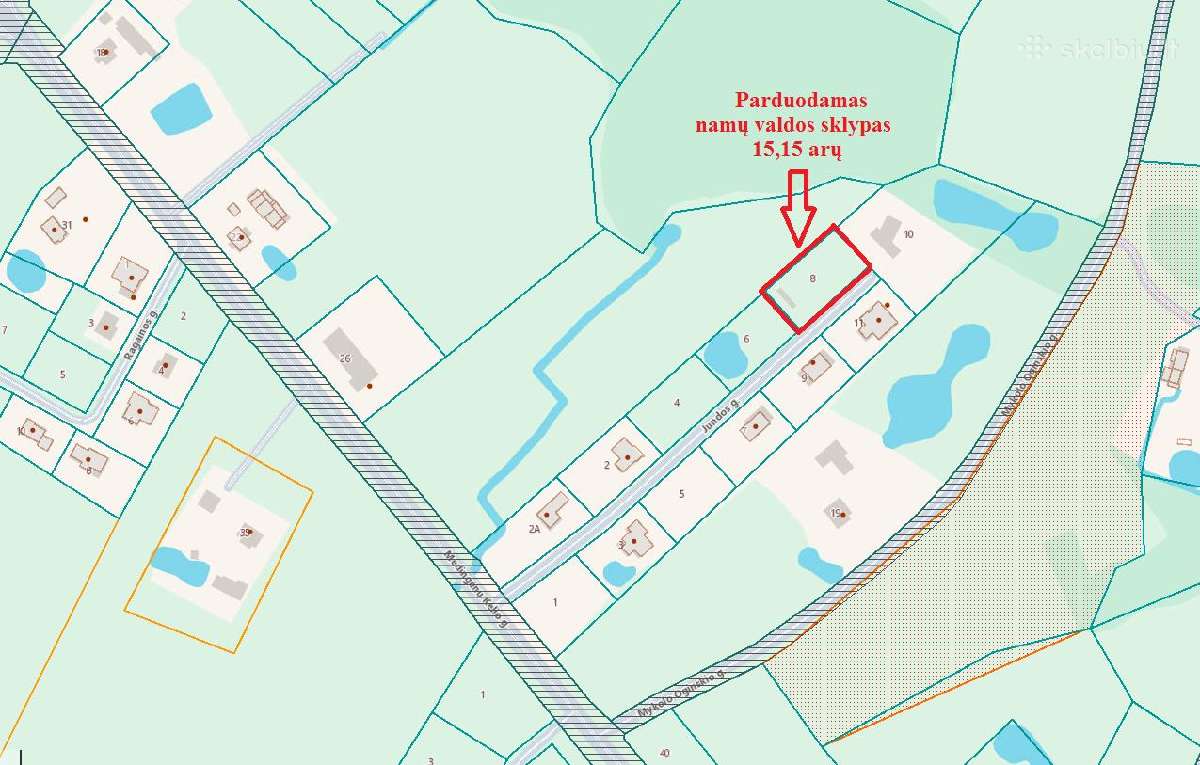 15,15 arų namų valda patrauklioje vietoje - nuotraukos Nr. 7