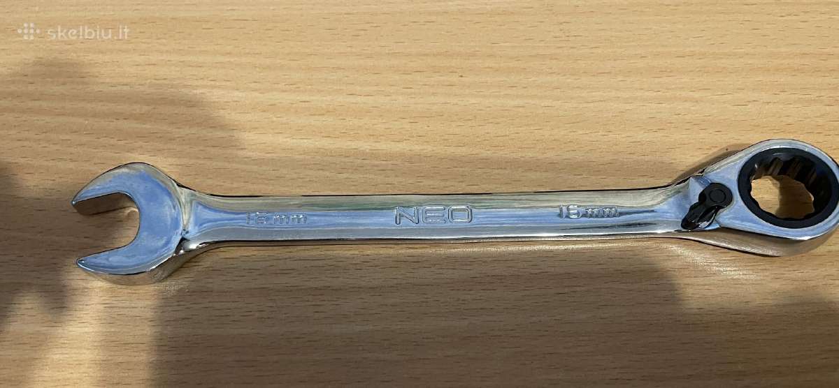 Terkšliniai raktai 16mm/14-17mm - nuotraukos Nr. 2