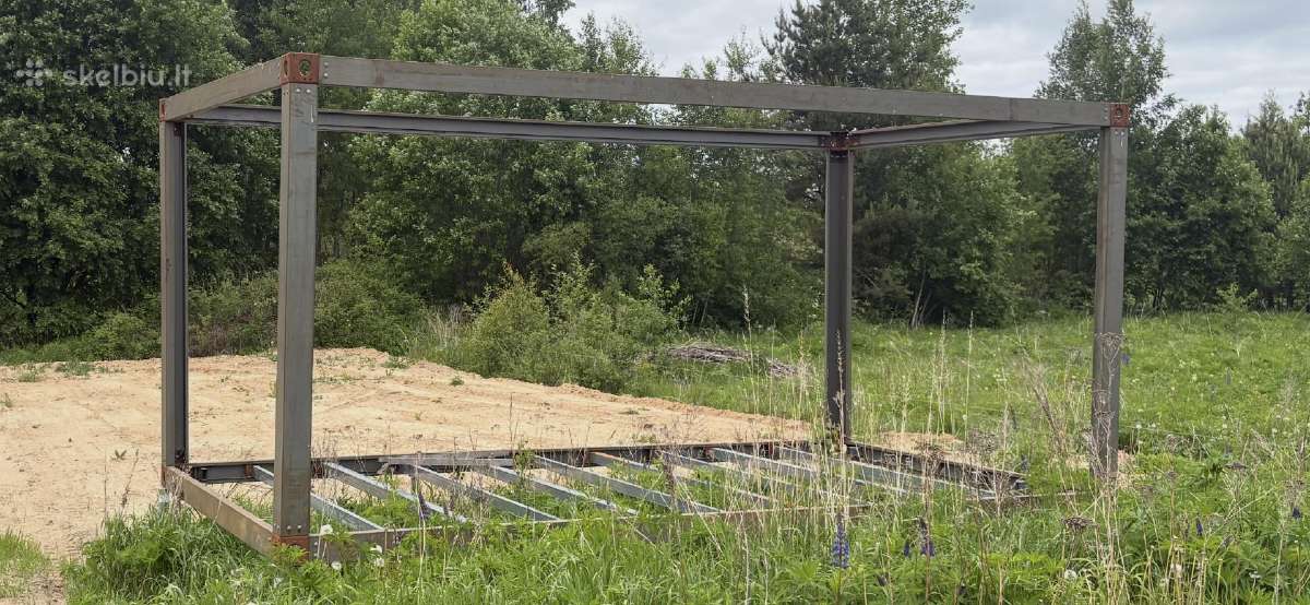 Surenkamas metalinis remas.3x6m - nuotraukos Nr. 2