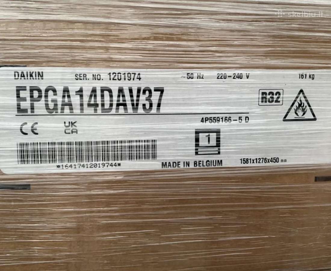 Daikin Eavh16s18da6v7+epga14dav37 14kw Oras Vanduo - nuotraukos Nr. 9
