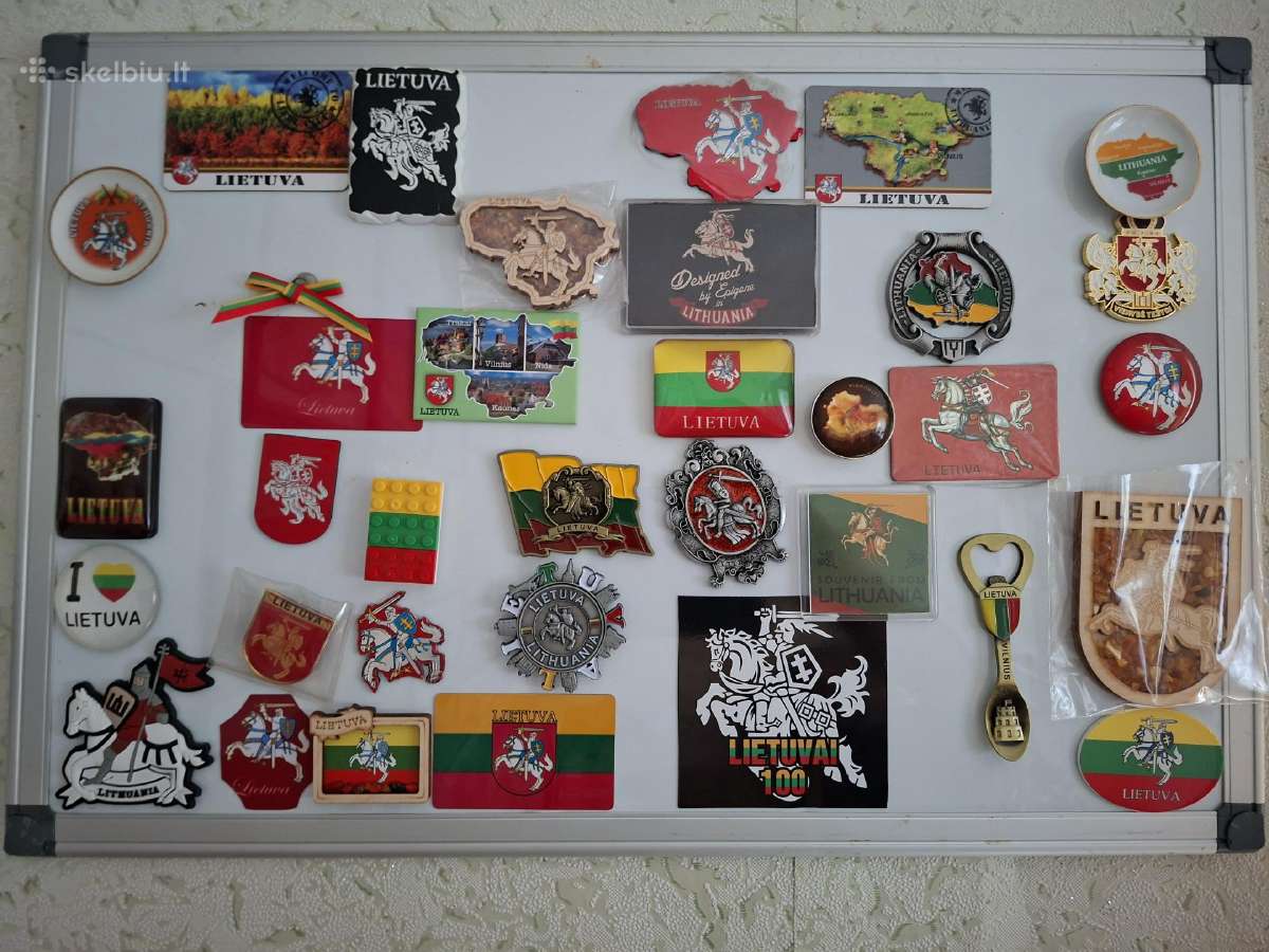 Su Lietuvos simbolika magnetukų kolekcija - nuotraukos Nr. 2
