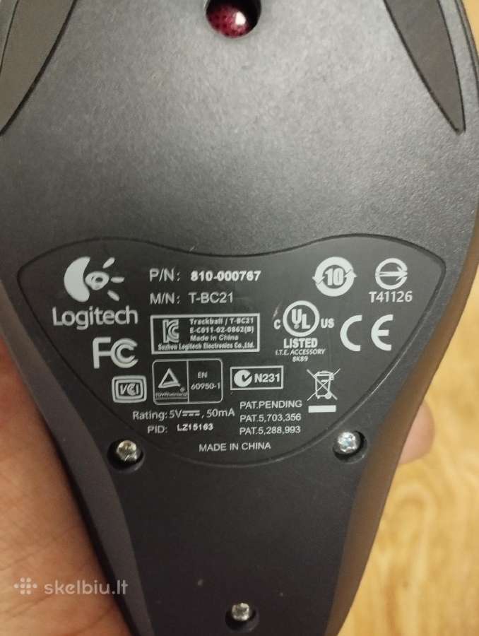 Logitech T-bc21 Trackman Marble pelė - nuotraukos Nr. 2