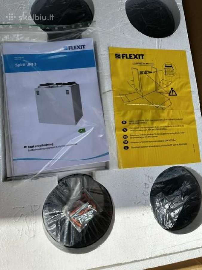 Naujas Flexit Spirit Uni 3 Rer Ec rekuperatorius - nuotraukos Nr. 4