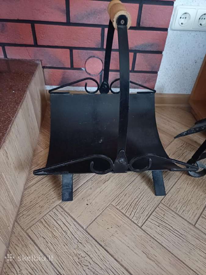 Metalinis malkų krepšys - nuotraukos Nr. 8