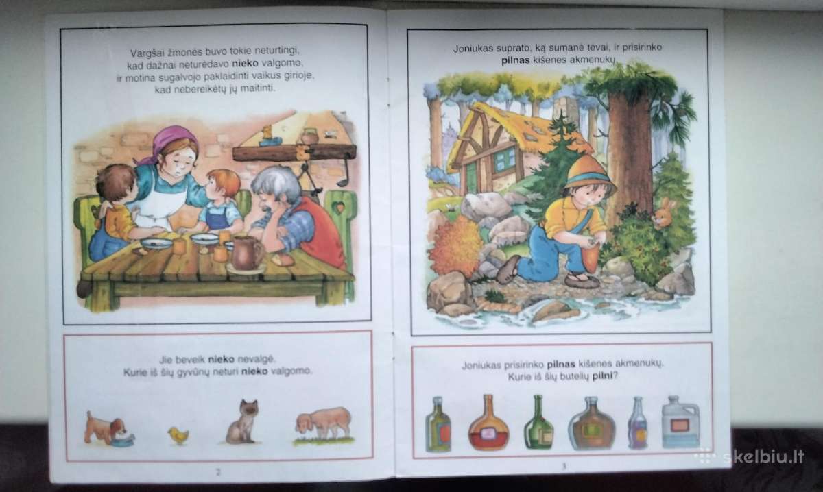 Joniukas ir Grytutė. Pasaka su lavinančiomis užduo - nuotraukos Nr. 3