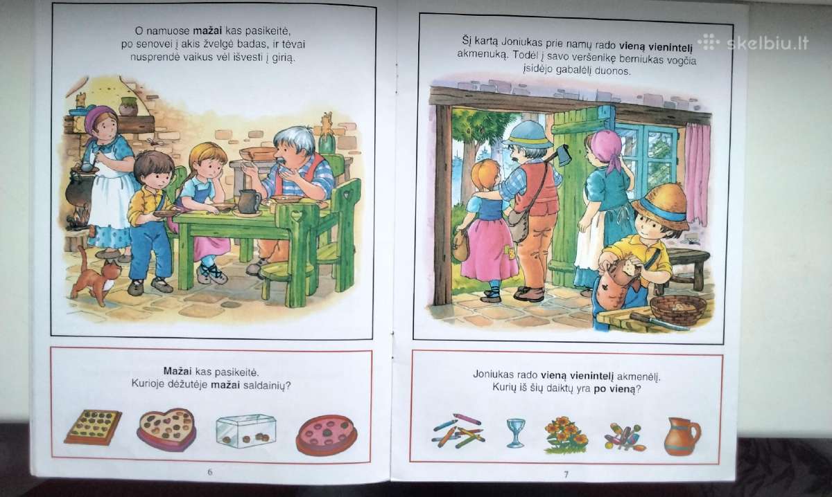 Joniukas ir Grytutė. Pasaka su lavinančiomis užduo - nuotraukos Nr. 5
