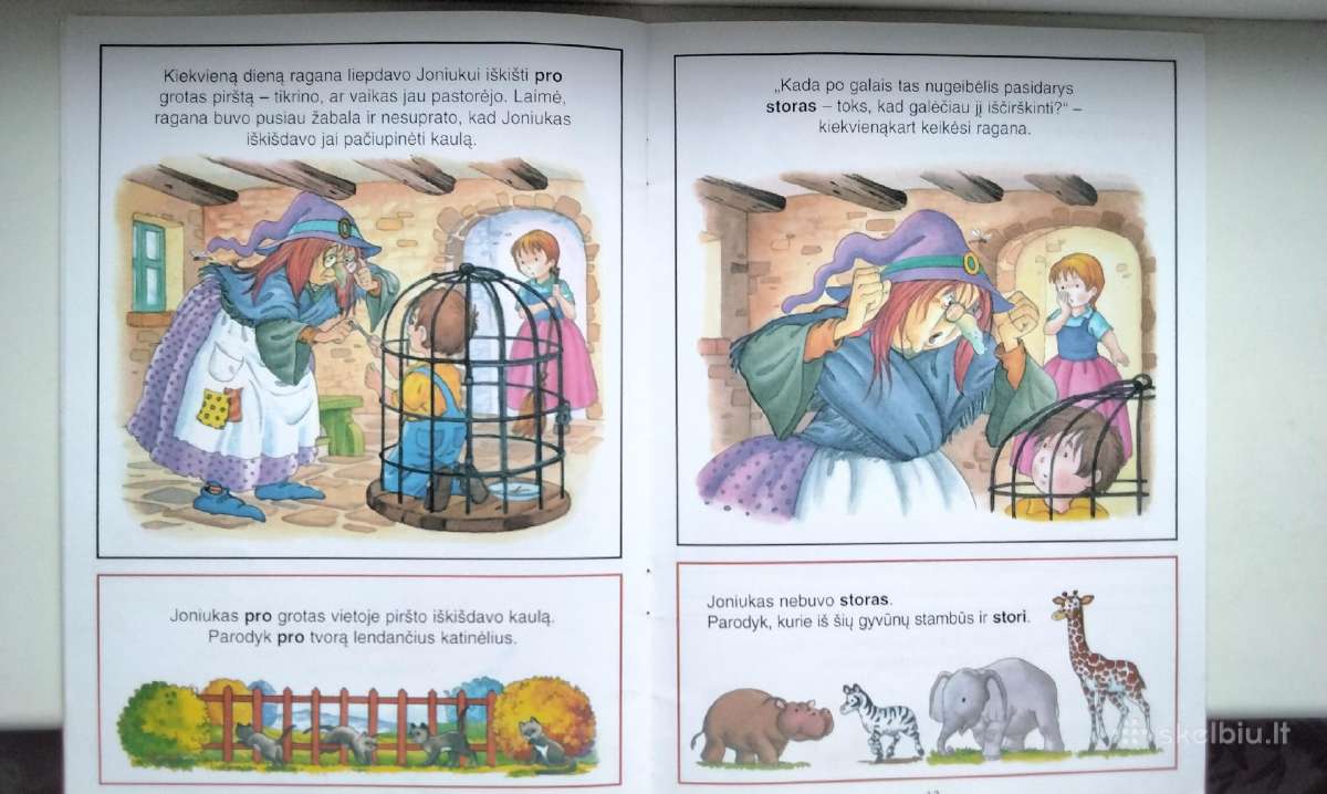 Joniukas ir Grytutė. Pasaka su lavinančiomis užduo - nuotraukos Nr. 7