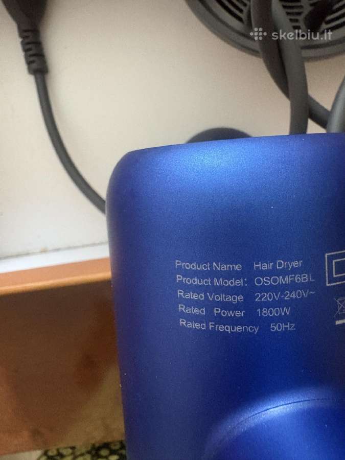 Plaukų džiovintuvas Osom professional - nuotraukos Nr. 3