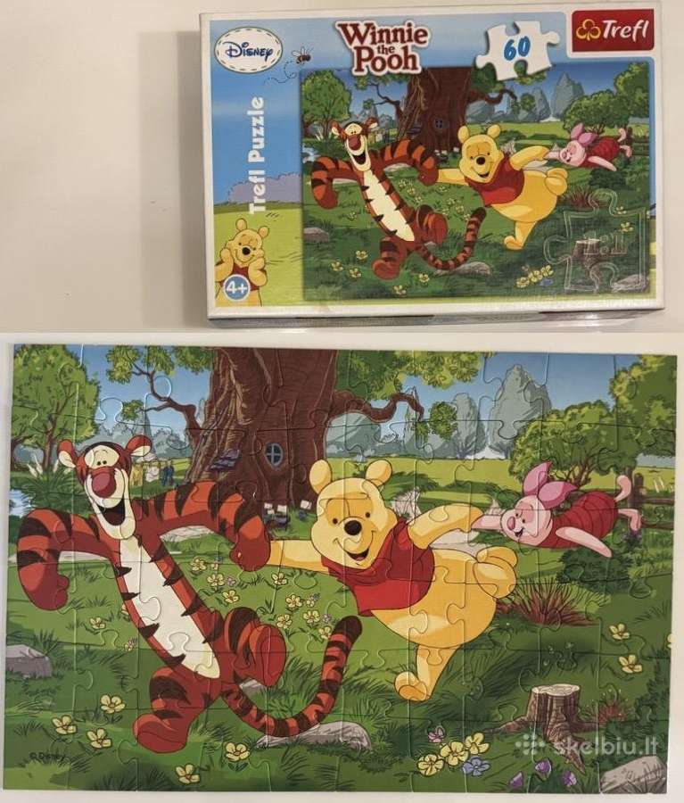 Winnie the Pooh Disney dėlionės dvi (Puzzles) - nuotraukos Nr. 3