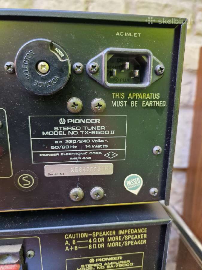 Vintažinis mid century Pioneer Sa+tx - nuotraukos Nr. 11