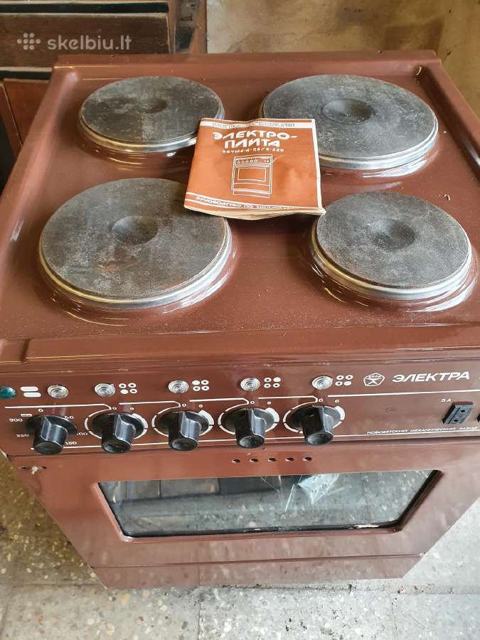 El. viryklė su orkaite Elektra 1001m, nenaudota - nuotraukos Nr. 2