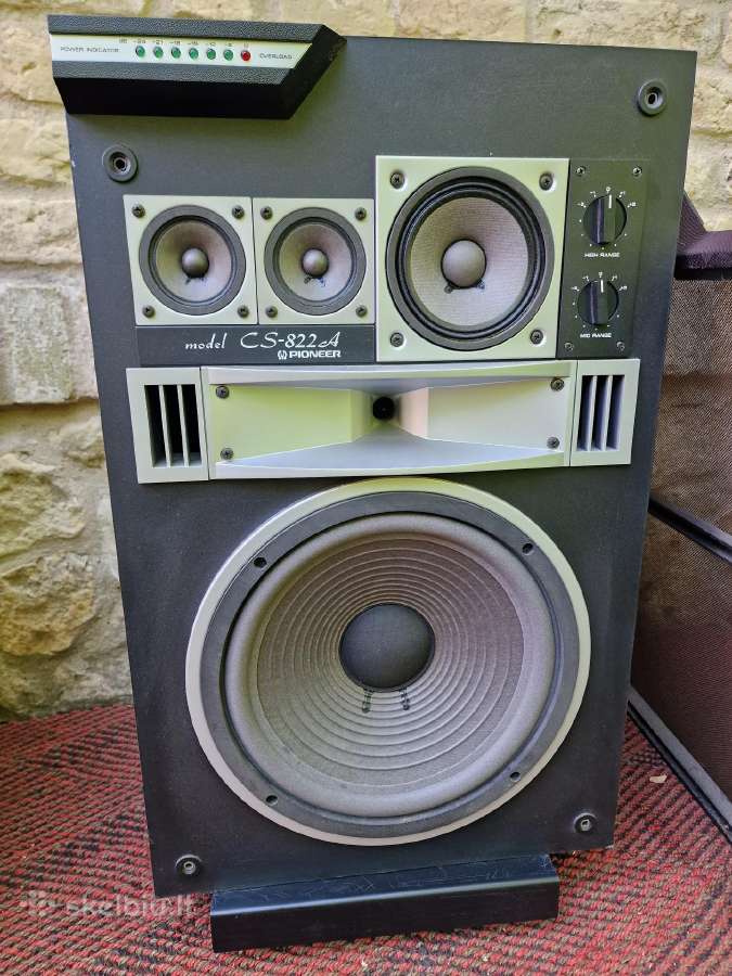 Vintažinės garso kolonėlės Pioneer Cs-822a - nuotraukos Nr. 4