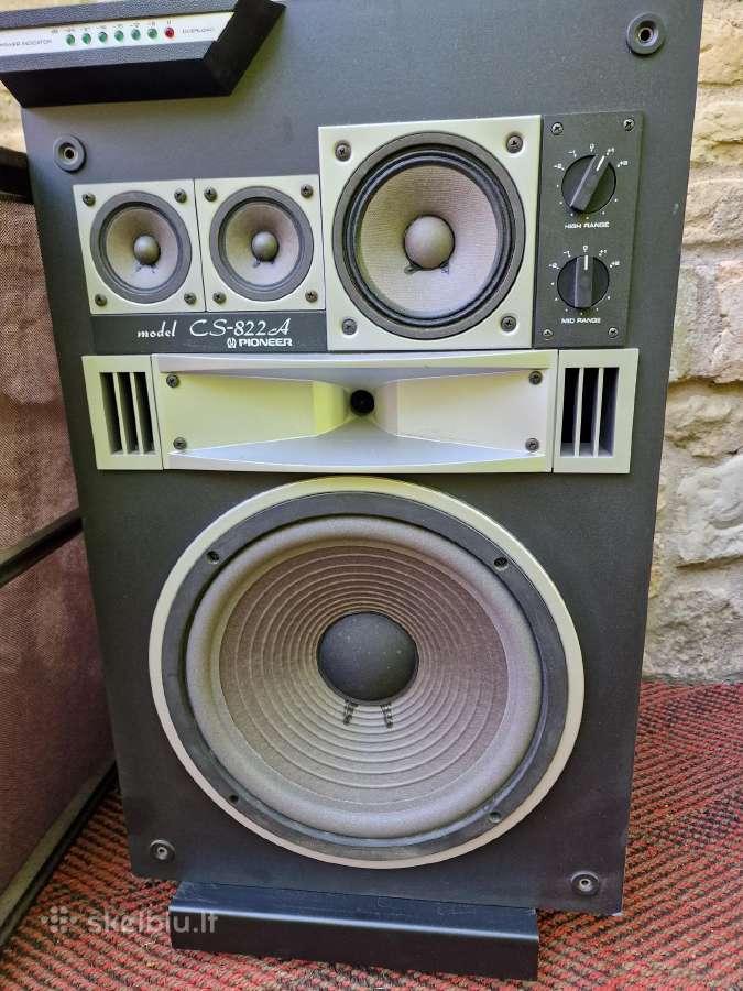 Vintažinės garso kolonėlės Pioneer Cs-822a - nuotraukos Nr. 6