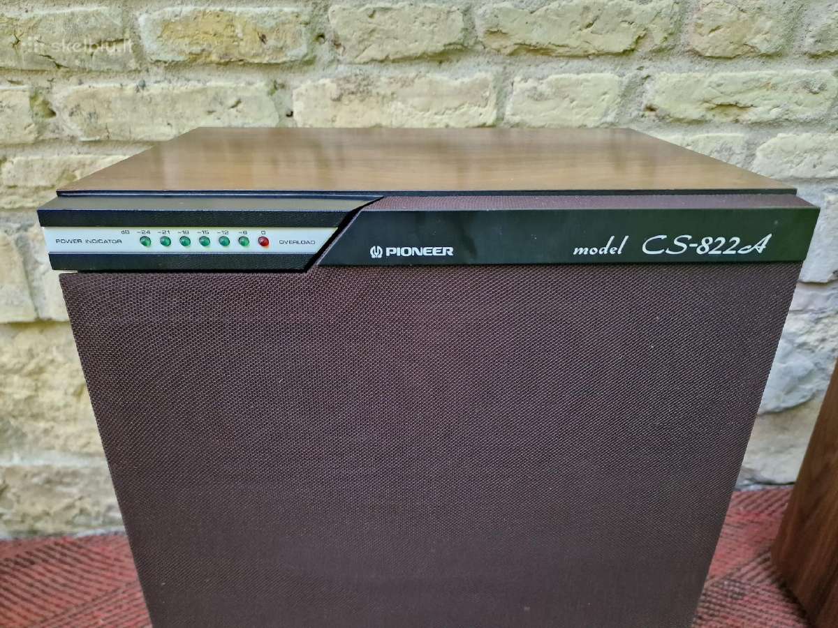 Vintažinės garso kolonėlės Pioneer Cs-822a - nuotraukos Nr. 12