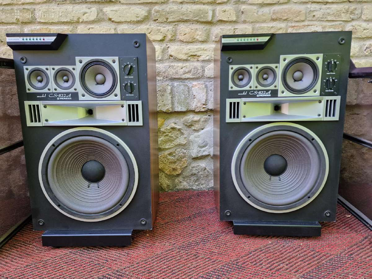 Vintažinės garso kolonėlės Pioneer Cs-822a - nuotraukos Nr. 13