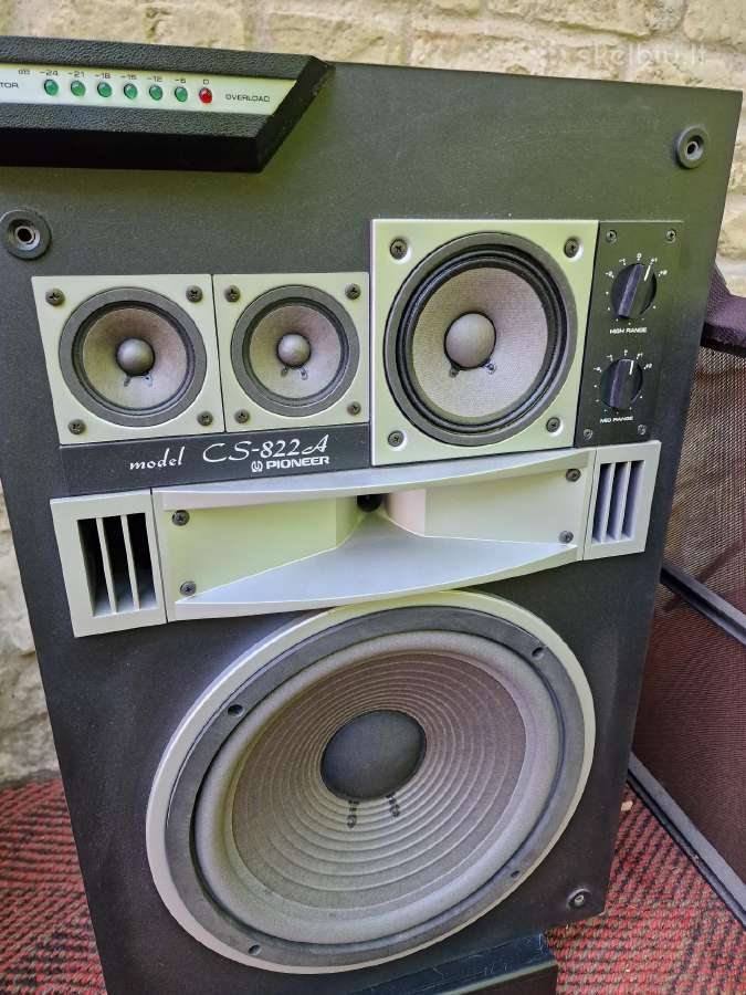 Vintažinės garso kolonėlės Pioneer Cs-822a - nuotraukos Nr. 15